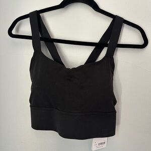 Athleta Black Women's Cross-back Sports Bra NWT